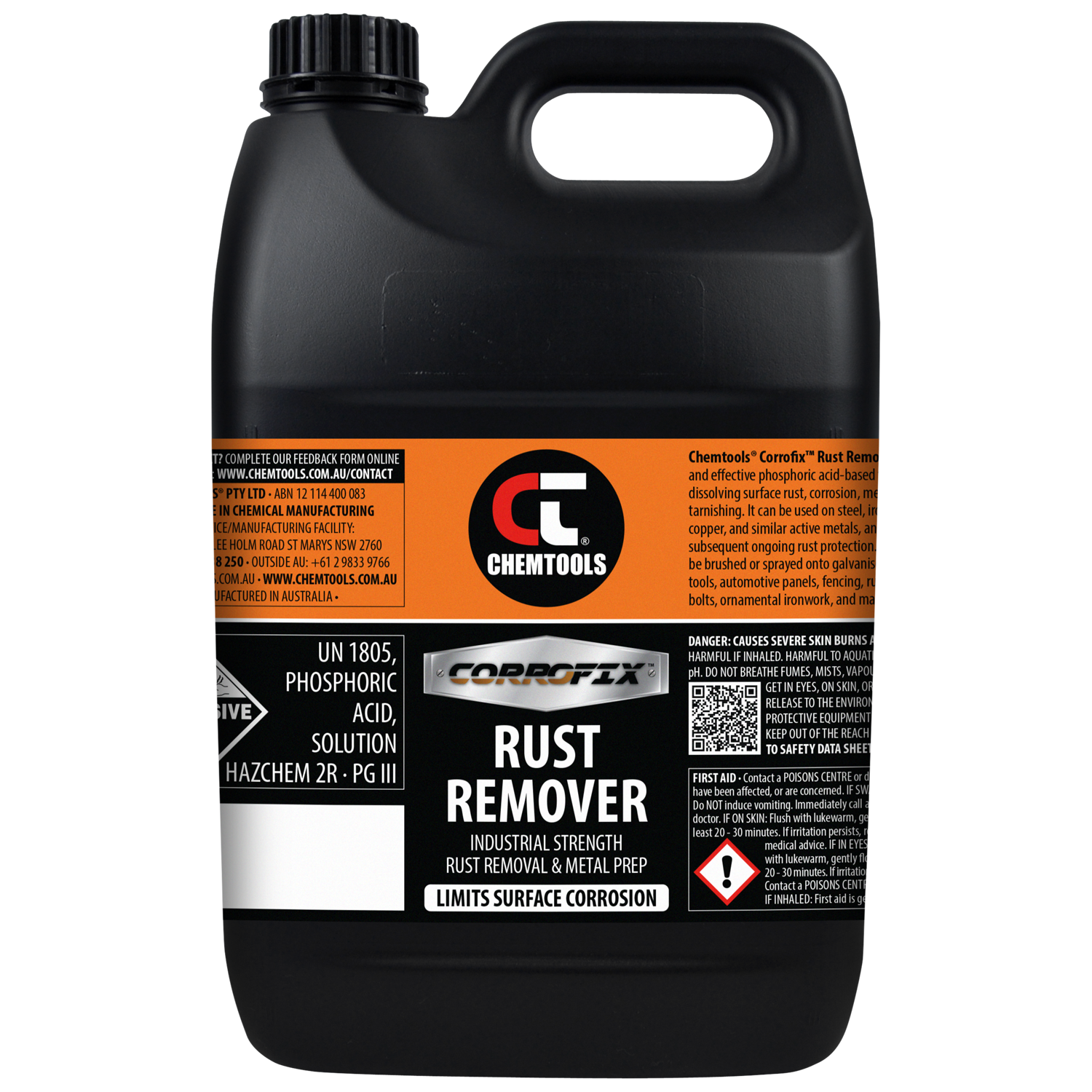 Buy online Chemtools Corrofix Rust Remover 5 Litre | Welding Technology